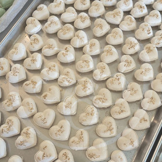 Bath Soak: BABY BOMB (2")(Heart Shape)(70 Each/Jar)