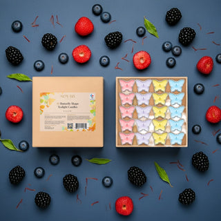 MOISTURIZER CANDLE: 0.5 Oz (Tealight: Butterfly Shape)