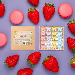 MOISTURIZER CANDLE: 0.5 Oz (Tealight: Butterfly Shape)