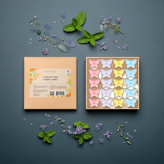 MOISTURIZER CANDLE: 0.5 Oz (Tealight: Butterfly Shape)