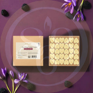 Moisturizer Candle: 0.5 Oz (Tealight: Heart Shape)(120Each/Box)