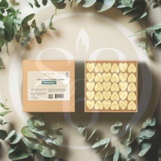 Moisturizer Candle: 0.5 Oz (Tealight: Heart Shape)(120Each/Box)