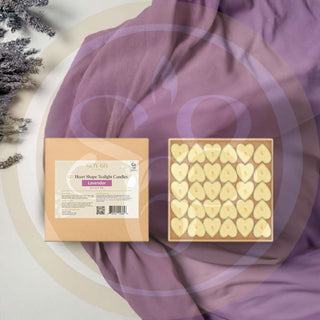 Moisturizer Candle: 0.5 Oz (Tealight: Heart Shape)(120Each/Box)