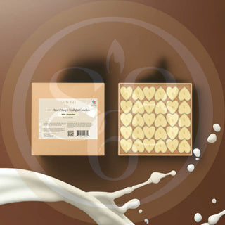 Moisturizer Candle: 0.5 Oz (Tealight: Heart Shape)(120Each/Box)