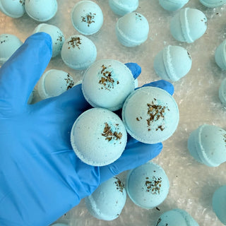 Bath Soak: BABY BOMB (2")(Round Shape)(55 Each/Jar)
