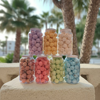 Bath Soak: BABY BOMB (2")(Round Shape)(55 Each/Jar)