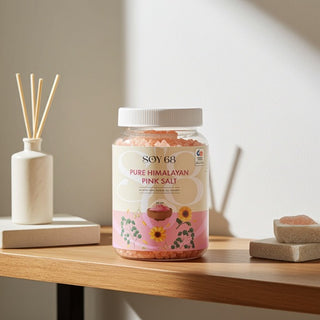 Bath Soak: PURE HIMALAYAN PINK SALT (0.5 Gal/Jar)