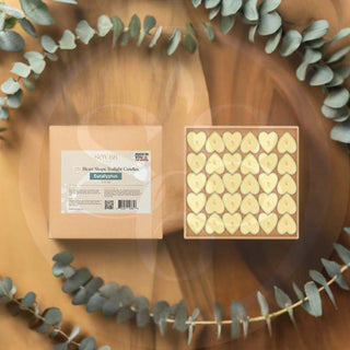 Moisturizer Candle: 0.5 Oz (Tealight: Heart Shape)(120Each/Box)