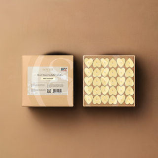 Moisturizer Candle: 0.5 Oz (Tealight: Heart Shape)(120Each/Box)