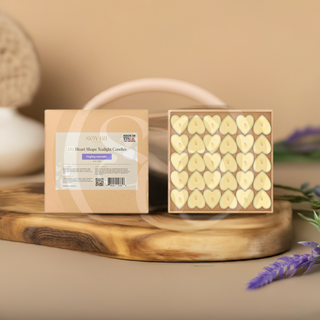 Moisturizer Candle: 0.5 Oz (Tealight: Heart Shape)(120Each/Box)