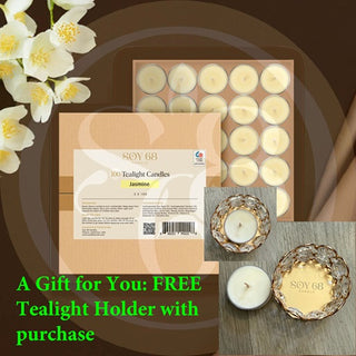 Moisturizer Candle: 0.5 Oz (Tealight: Round Shape)(100Each/Box)