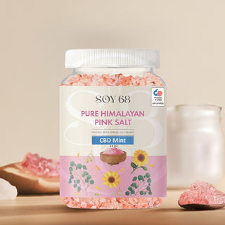 Bath Soak: PURE HIMALAYAN PINK SALT (0.5 Gal/Jar)