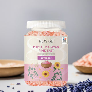 Bath Soak: PURE HIMALAYAN PINK SALT (0.5 Gal/Jar)