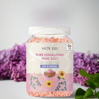Bath Soak: PURE HIMALAYAN PINK SALT (0.5 Gal/Jar)