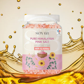 Bath Soak: PURE HIMALAYAN PINK SALT (0.5 Gal/Jar)