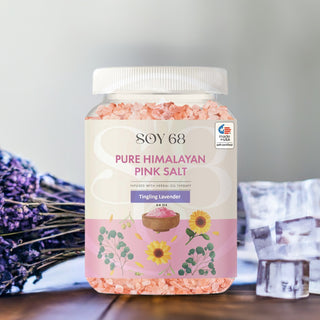 Bath Soak: PURE HIMALAYAN PINK SALT (0.5 Gal/Jar)
