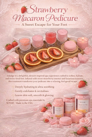 Soy 68® Strawberry Macaron (4 Steps)