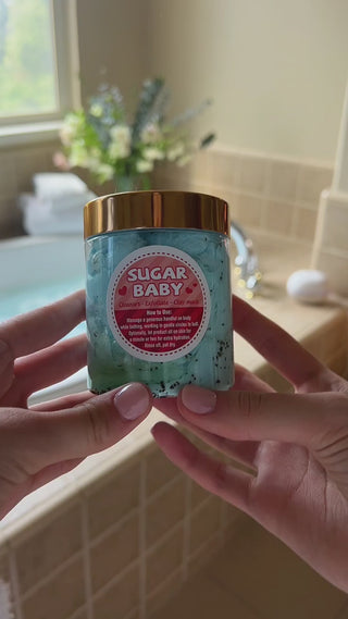 Sugar Baby: 2in1 Sugar Scrub + Mask – Soy 68 Candle