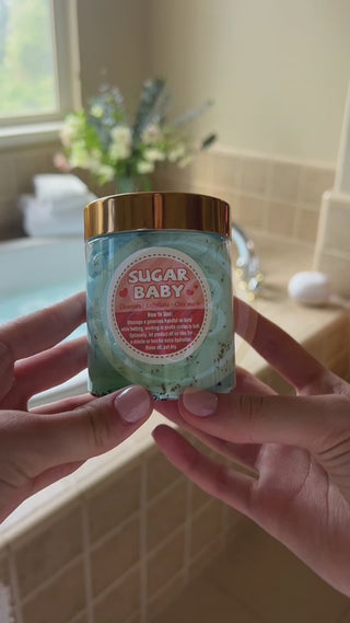 Sugar Baby: 2in1 Sugar Scrub + Mask – Soy 68 Candle